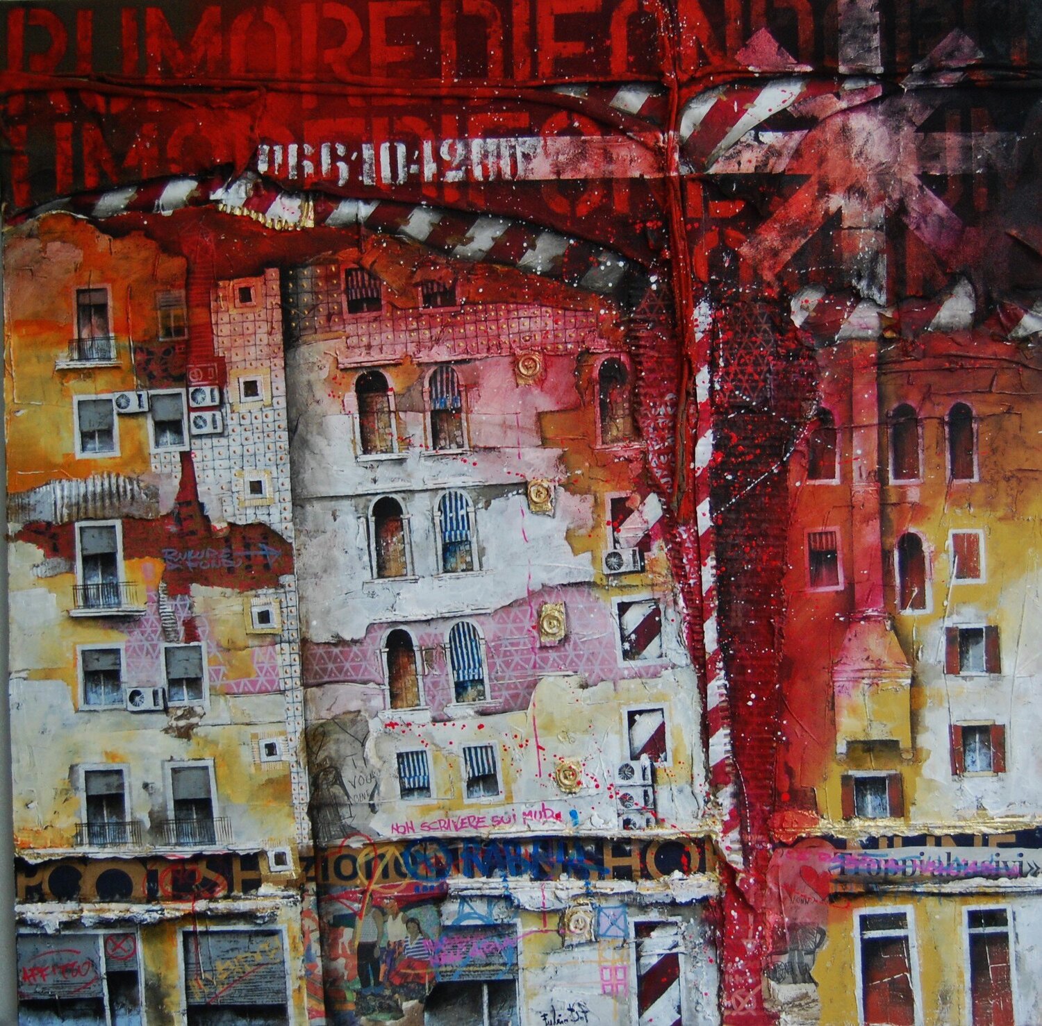 Rumore di fondo Fulvio Dot Original painting for sale