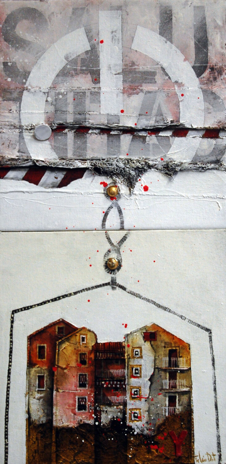 Postcard from Italy n.13 Fulvio Dot Original painting for sale