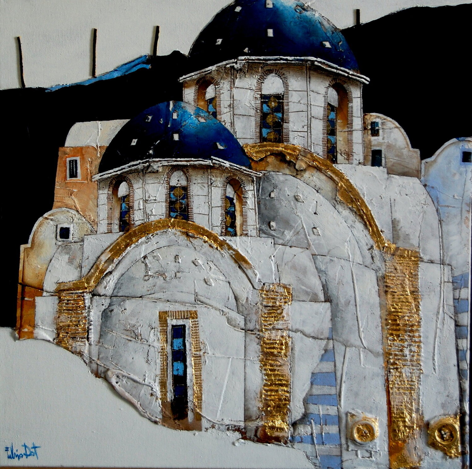 isole cicladi n.2 Fulvio Dot Original painting for sale