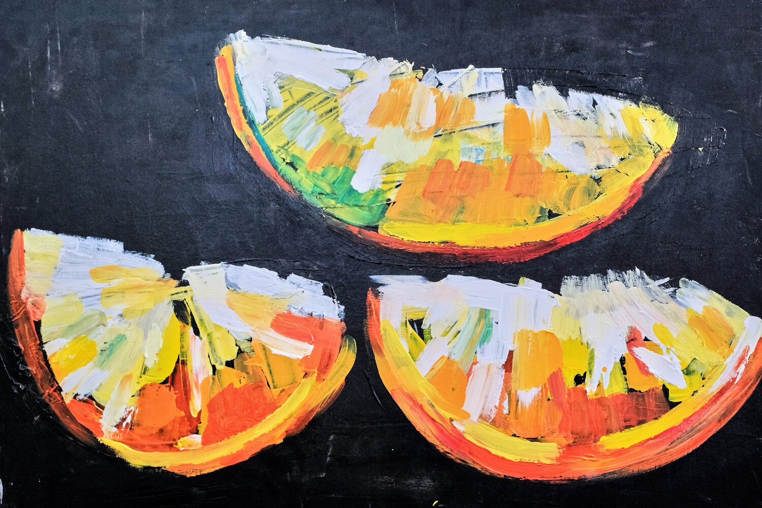 Oranges 2 Maria (Masha) Potapenkov Original painting for sale