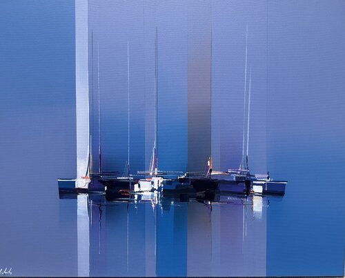 The wait by Lionel Chevalier, Painting for Sale on Select