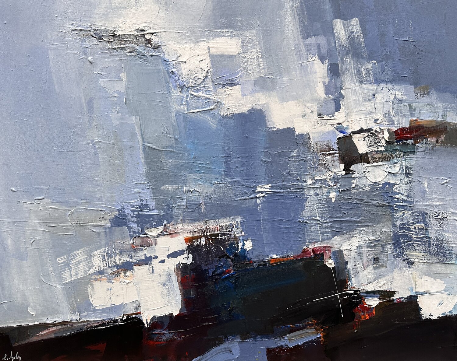 Mer Lionel Chevalier Original painting for sale