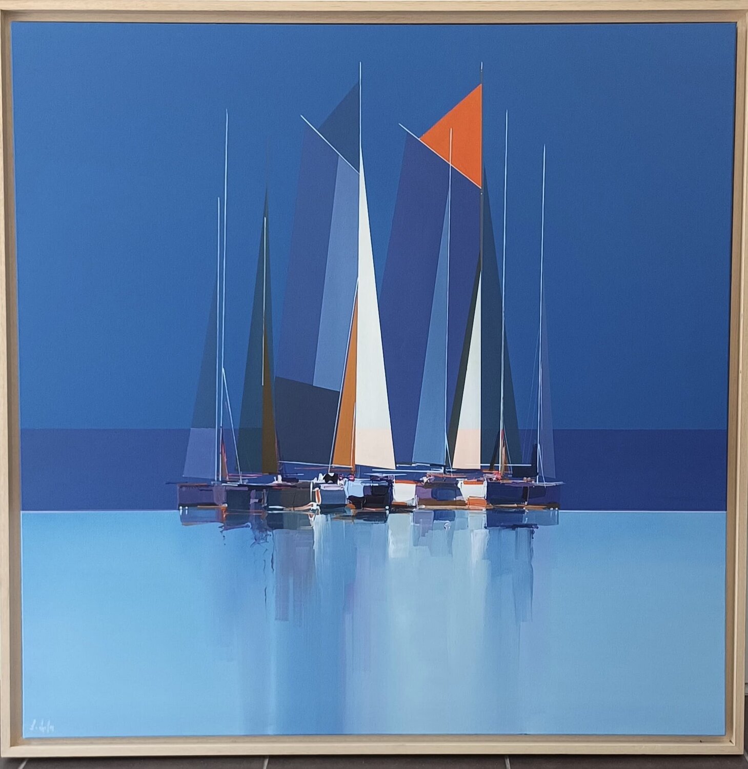 La sortie Lionel Chevalier Original painting for sale