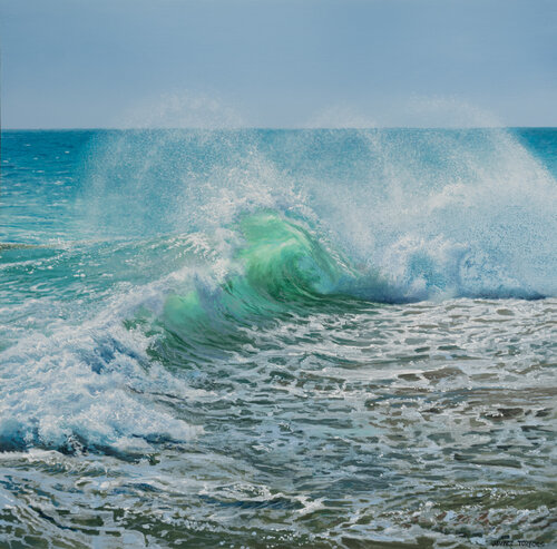 Atlántico 19:09 by Javier Torices, Painting for Sale on Select