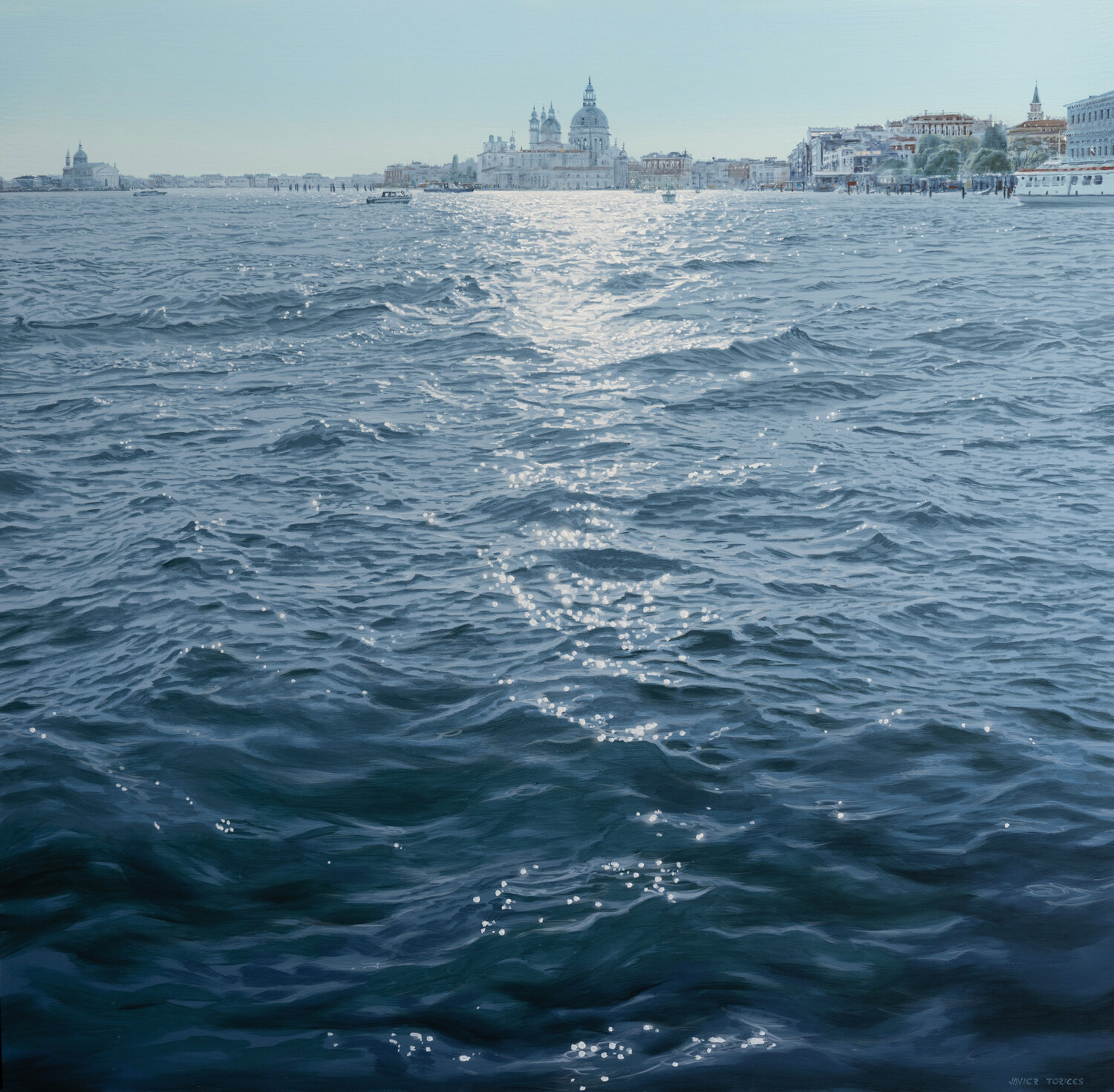 Venecia 17:34 Javier Torices Original painting for sale