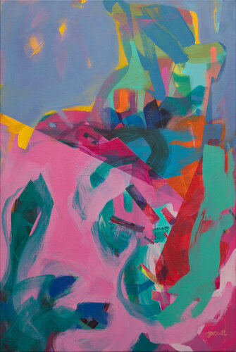 Deconstructed Delusion No. 09 by Petra Penz, Painting for Sale on Select