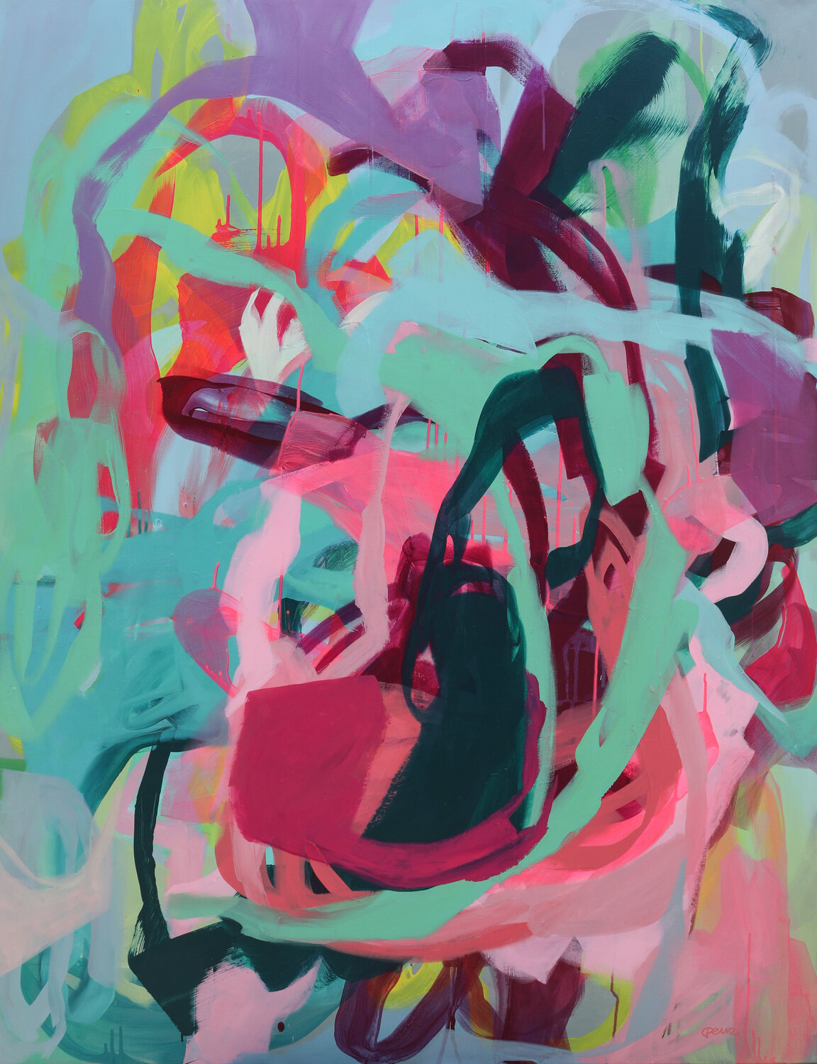 Obstacles No. 02 Petra Penz Original painting for sale