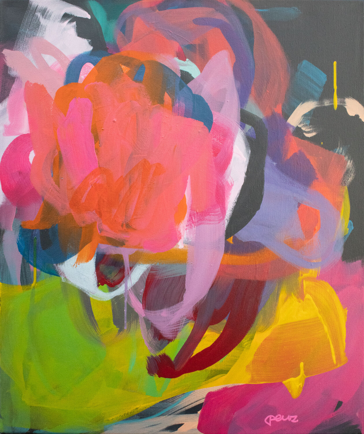 Visible No. 07 Petra Penz Original painting for sale