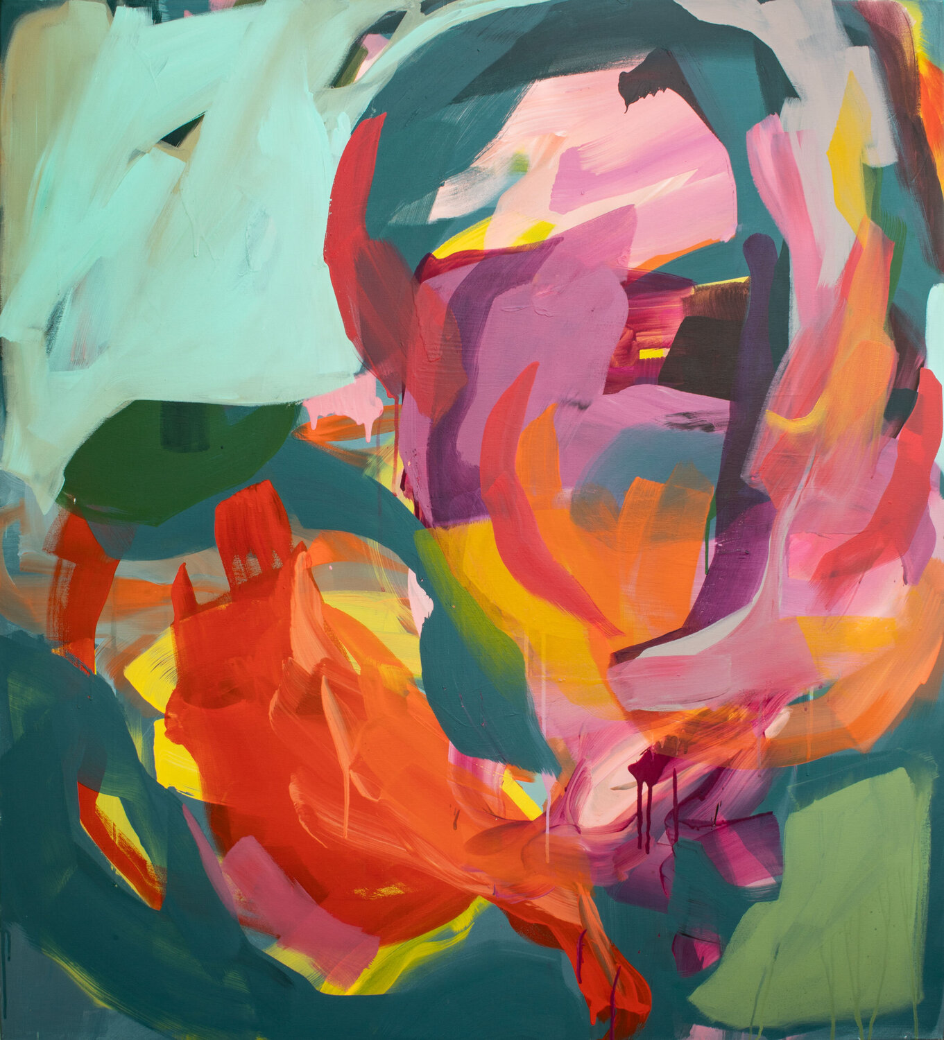 Matrilineal Gardens No. 10 Petra Penz Original painting for sale