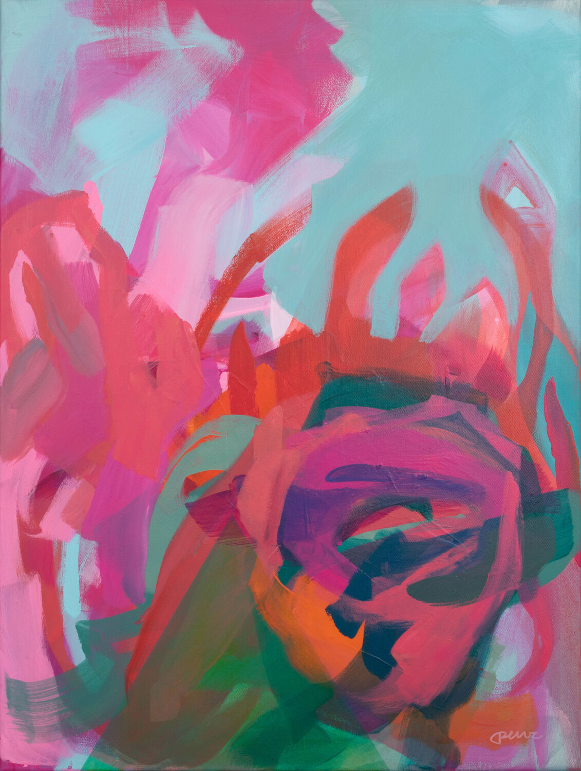 Matrilineal Gardens No. 29 Petra Penz Original painting for sale