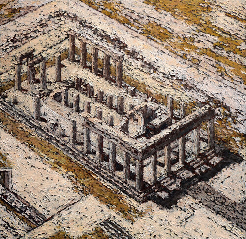 Temple d'Aphaîa à Egine 240306 by Dominique Emard, Painting for Sale on Select