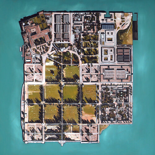Venezia - San Michele 240714 by Dominique Emard, Painting for Sale on Select
