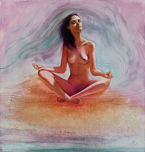 🧘🏼‍♀️ Zen by Isabel Mahe, Painting for Sale on Select