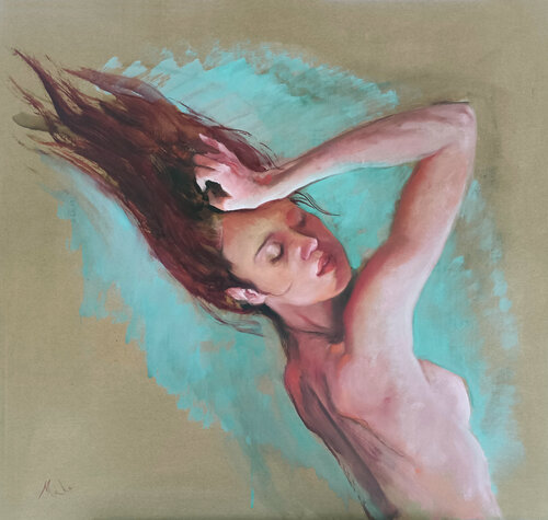 ↖️ Diagonale by Isabel Mahe, Painting for Sale on Select