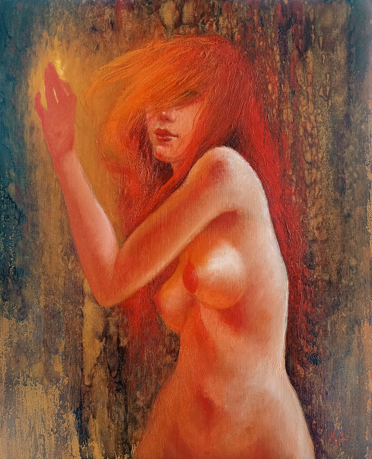 💥 Voyage au bout de la nuit 💥 Journey to the End of the Night 💥 Reise ans Ende der Nacht Isabel Mahe Original painting for sale