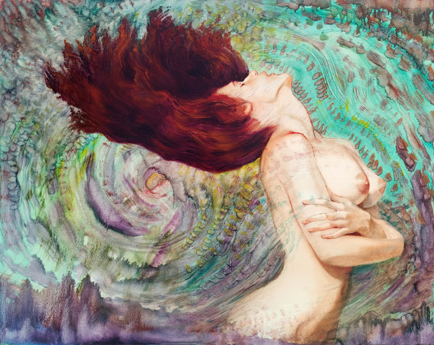 🌀 Maelström 🌀 Isabel Mahe Original painting for sale