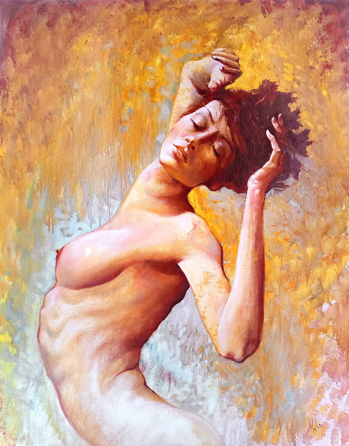 💥 Incantation Isabel Mahe Original painting for sale