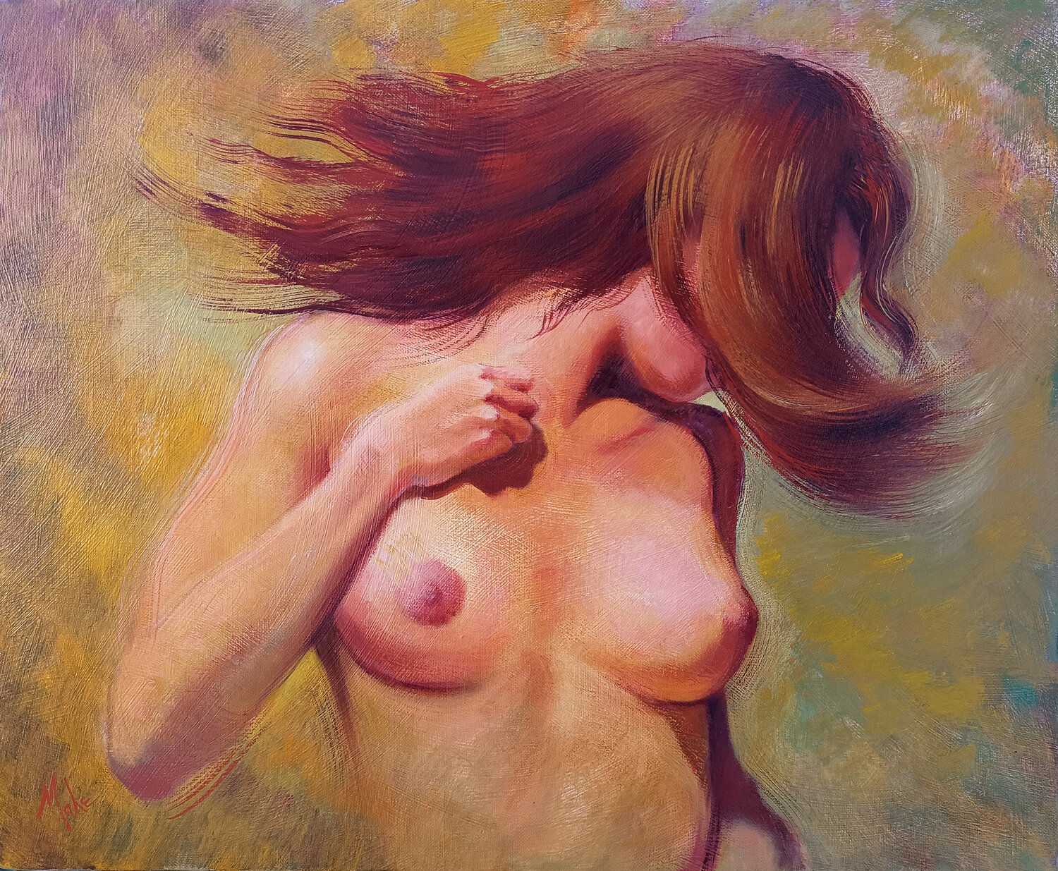 💫 Virevolte 💫 Twirl 💫 Wirbel Isabel Mahe Original painting for sale