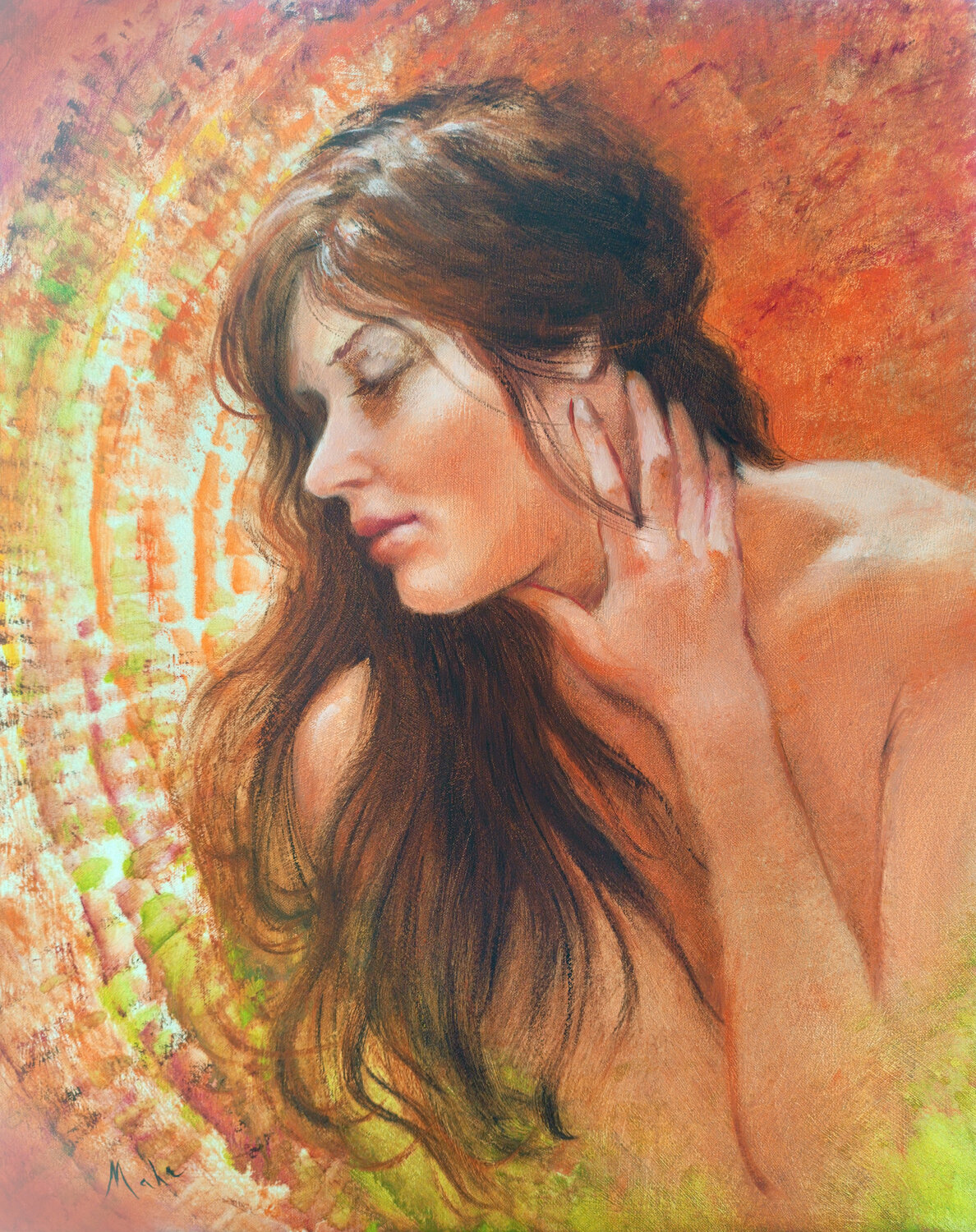 🍊 Parfum d'agrumes 🍋 Citrus scent 🍊 Zitrusduft Isabel Mahe Original painting for sale