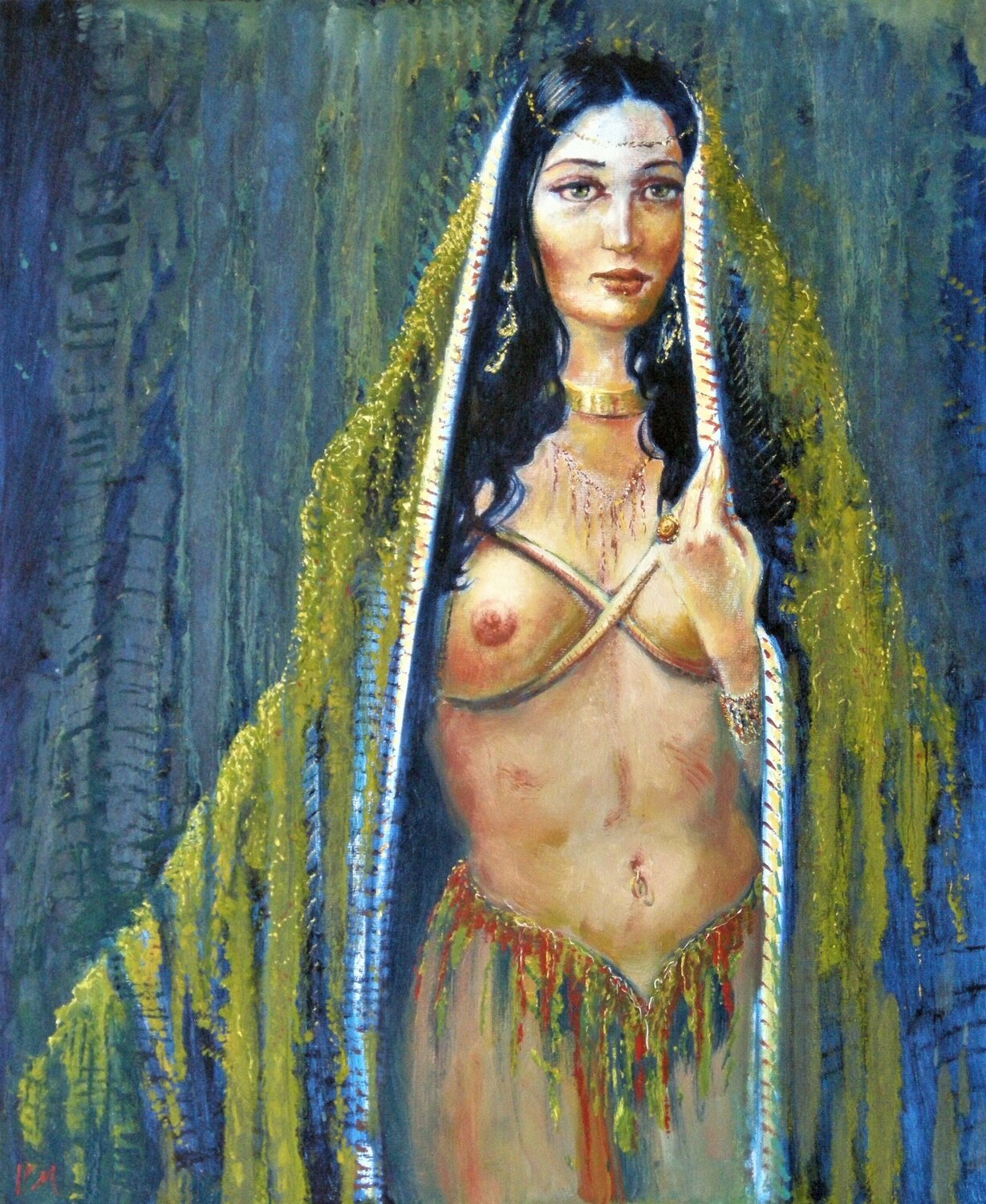 ◇ Mille et une nuits Isabel Mahe Original painting for sale