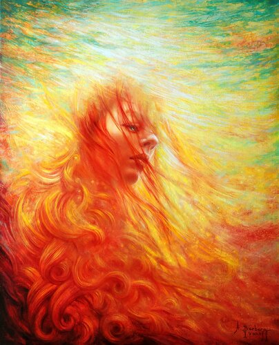 L'avènement d'Aphrodite by Alexandre Barbera-Ivanoff, Painting for Sale on Select