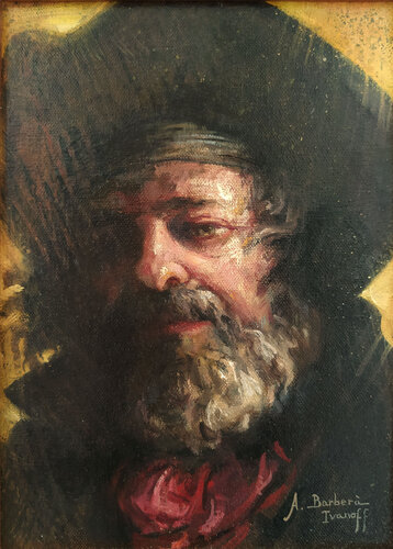 Nostalgie du vieux Pirate by Alexandre Barbera-Ivanoff, Painting for Sale on Select