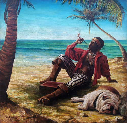 Le Havane by Alexandre Barbera-Ivanoff, Painting for Sale on Select