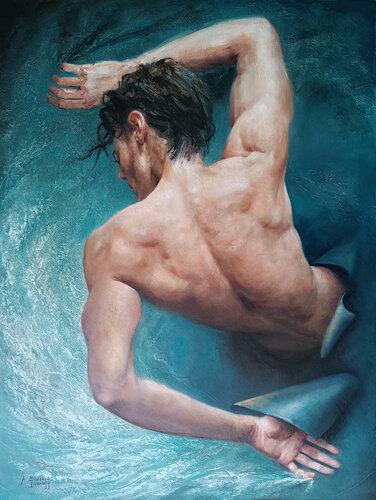 Intuition by Alexandre Barbera-Ivanoff, Painting for Sale on Select