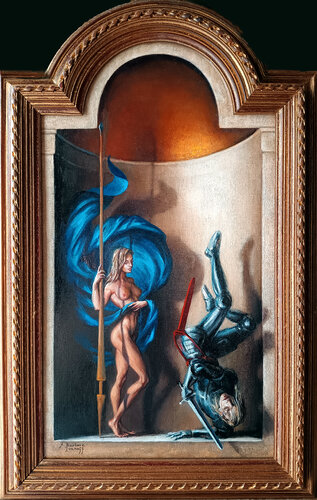 Aletheïa by Alexandre Barbera-Ivanoff, Painting for Sale on Select