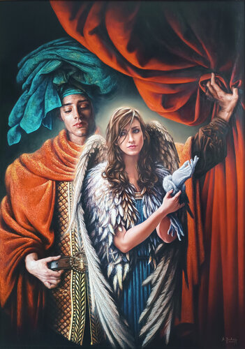 Connexion by Alexandre Barbera-Ivanoff, Painting for Sale on Select