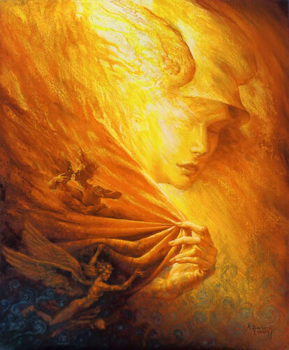 Racine de 2 by Alexandre Barbera-Ivanoff, Painting for Sale on Select