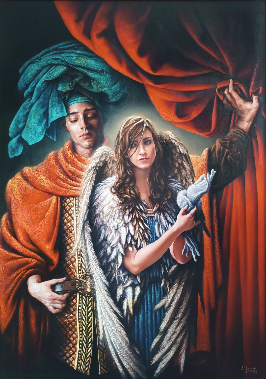 Connexion Alexandre Barbera-Ivanoff Original painting for sale