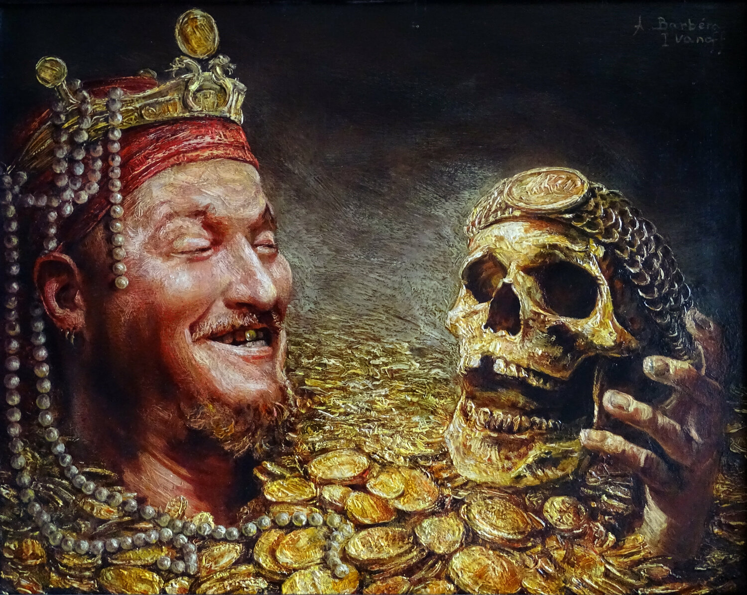 Midas Alexandre Barbera-Ivanoff Original painting for sale