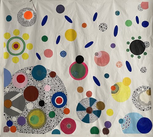 Meteor shower by Malvina Sauvage, Painting for Sale on Select