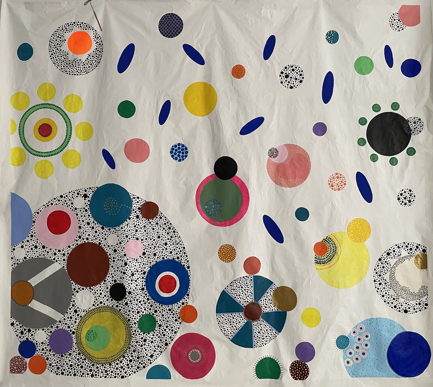 Meteor shower Malvina Sauvage Original painting for sale