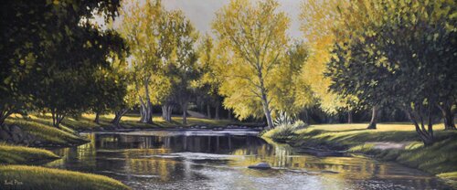 "Reflejo otoñal" by Yamil Picco, Painting for Sale on Select