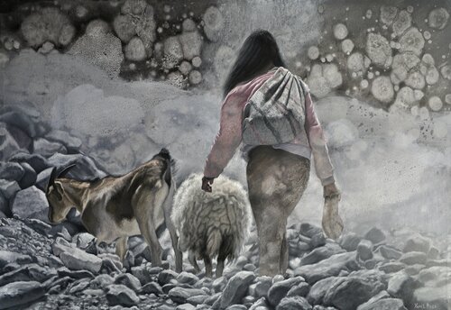 "Conexión" by Yamil Picco, Painting for Sale on Select