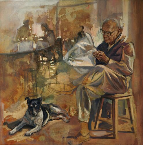 "Noticias de otro tiempo" by Yamil Picco, Painting for Sale on Select