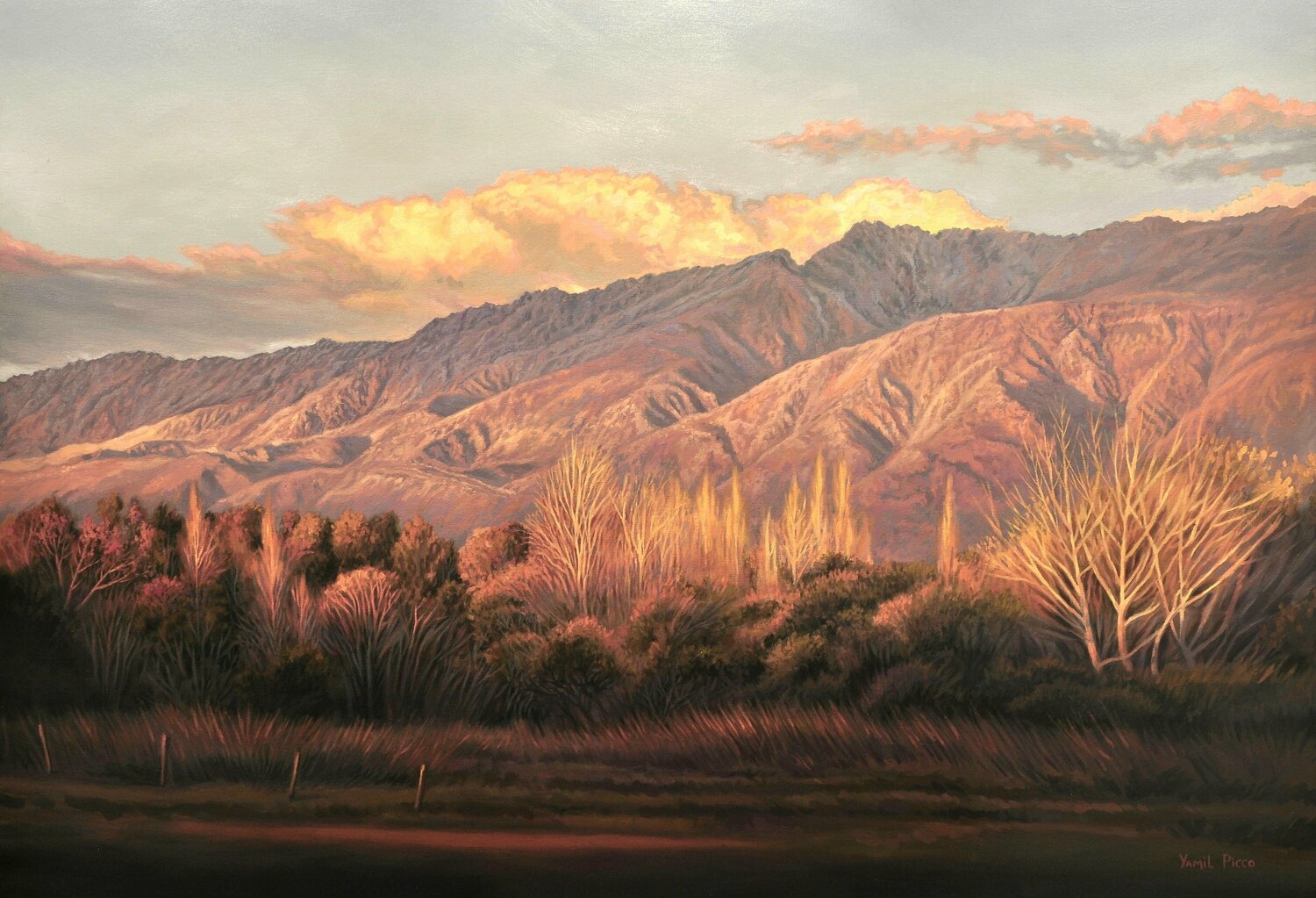 "Valle Mágico" Yamil Picco Original painting for sale