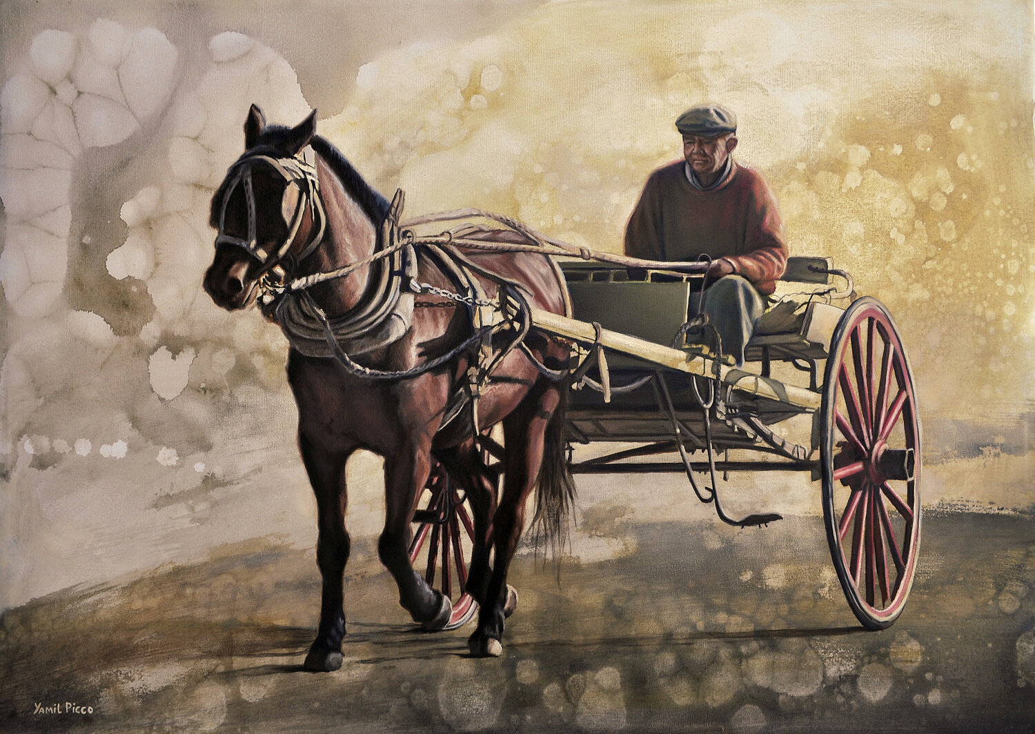 "Camino a Ambul" Yamil Picco Original painting for sale