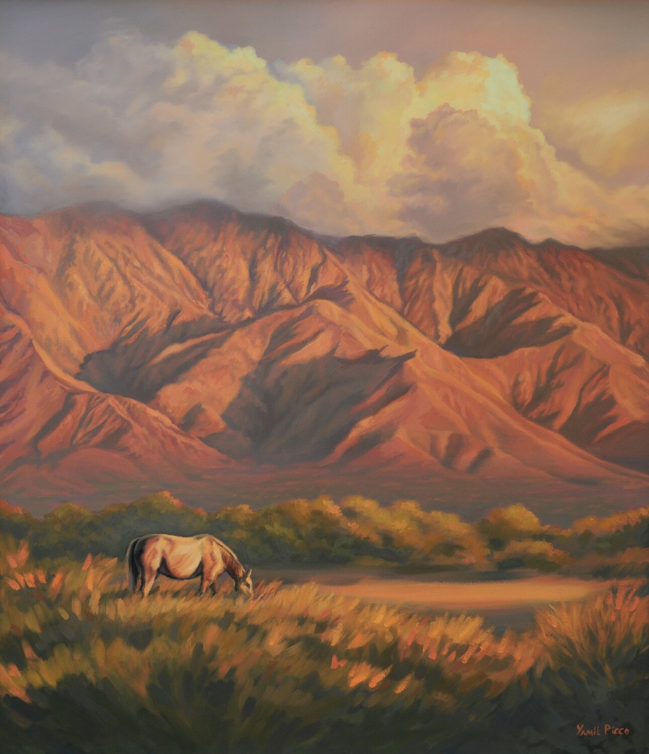 "El último rayo" Yamil Picco Original painting for sale