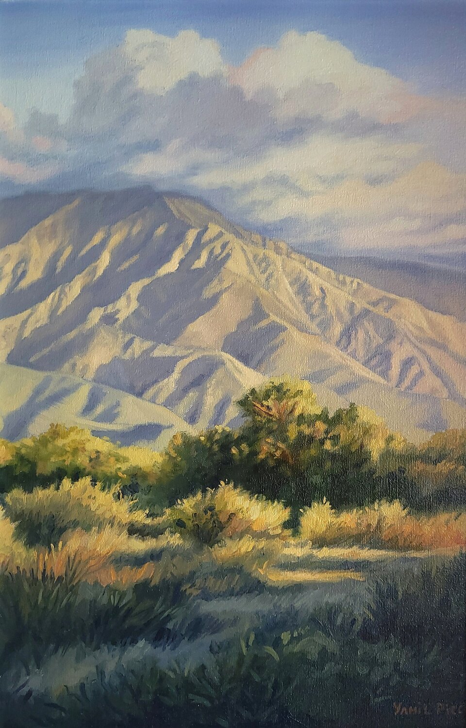 Paraíso serrano Yamil Picco Original painting for sale