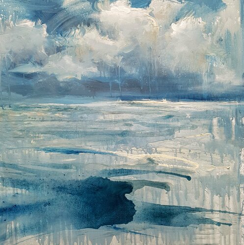 North Sea series #71 by Wim Van De Wege, Painting for Sale on Select