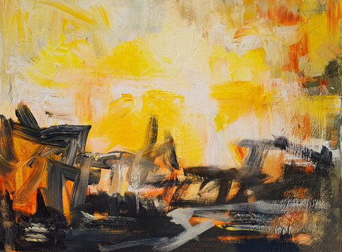 Fractured Society by Wim Van De Wege, Painting for Sale on Select