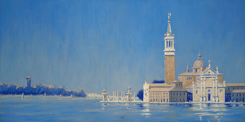 San Giorgio Maggiore, Venise by François Cusson, Painting for Sale on Select