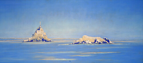 Saint-Michel et Tombelaine by François Cusson, Painting for Sale on Select