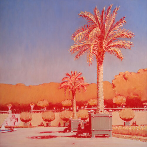 Jardin du Luxembourg, Paris by François Cusson, Painting for Sale on Select