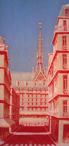 Rue des Carmes, Paris by François Cusson, Painting for Sale on Select