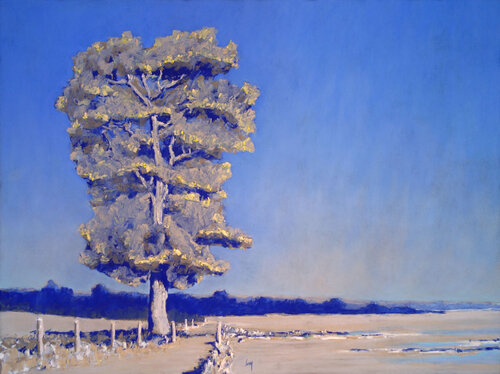 Le chemin sur la baie by François Cusson, Painting for Sale on Select