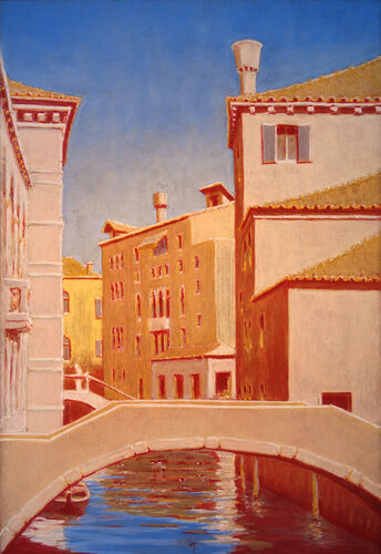 Rio del Mondo Nuovo by François Cusson, Painting for Sale on Select